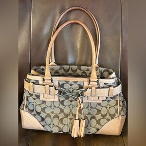 Coach signature vintage Hampton satchel